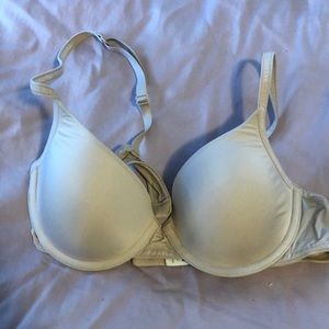 Calvin Klein lightly lined nude bra